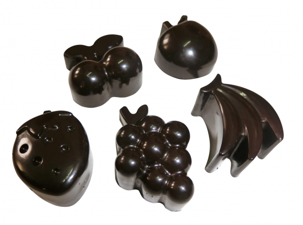 AHA 巧克力矽膠模（10格水果）