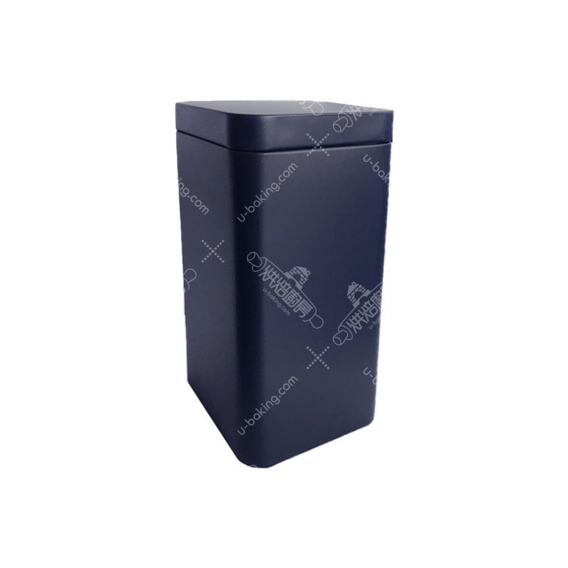 5入素面方鐵盒（消光寶藍）