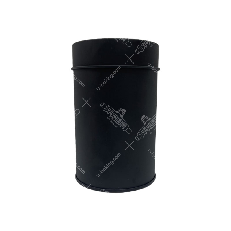 5入素面圓鐵罐（消光黑）