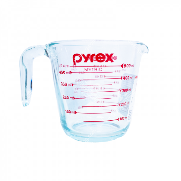 PYREX 耐熱玻璃量杯（500ml）