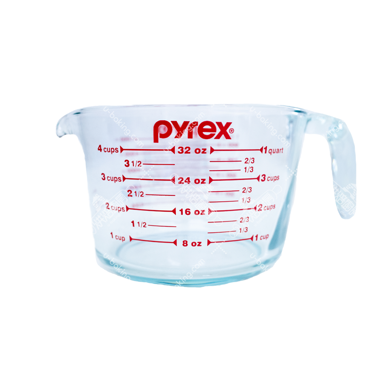 PYREX 耐熱玻璃量杯（1000ml）